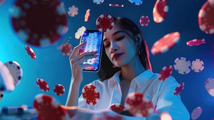 Meja BandarQ live di platform gngplay menampilkan kartu dealer, posisi pemain, dan area taruhan dengan dealer profesional